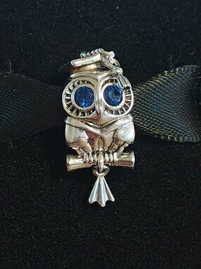 Authentic Pandora Wise Owl Graduation Charm – 798907C01 Sterling Silver